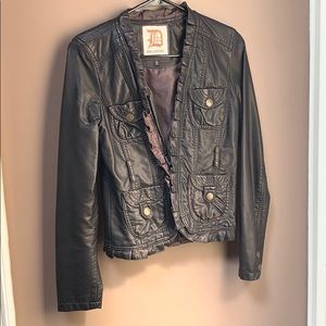 Vintage-Looking Leather Jacket